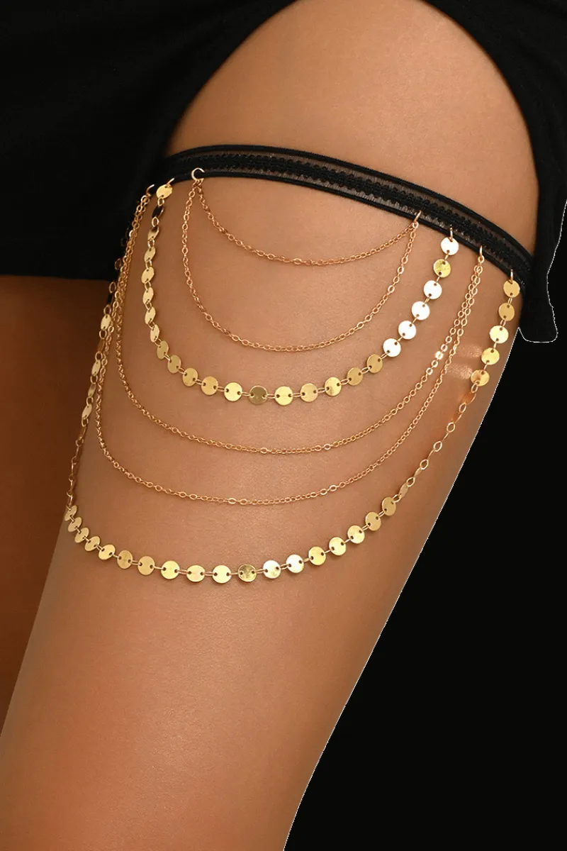 Liebeslust Körperschmuck|Harness * Oberschenkelschmuck - 6 Ketten