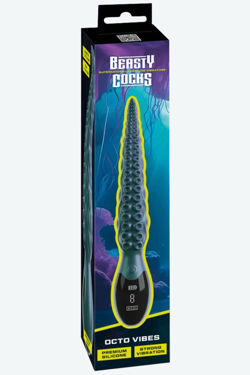 Beasty Cocks Vibratoren * Octo Vibes Vibrator - Ø 3,7cm | 27,3cm