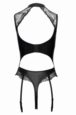 Cottelli Collection Bodys * Ouvert trap-Body chwarz