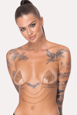 Cottelli Collection Nipple Pasties * Pasties goldfarben