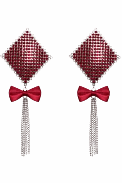Cottelli Collection Nipple Pasties * Pasties Raute und Schleife