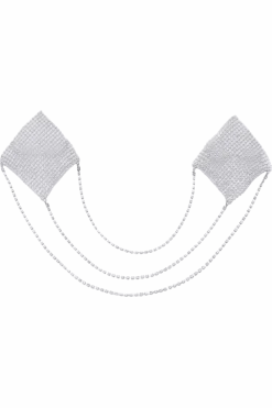 Cottelli Collection Nipple Pasties * Pasties silberfarben