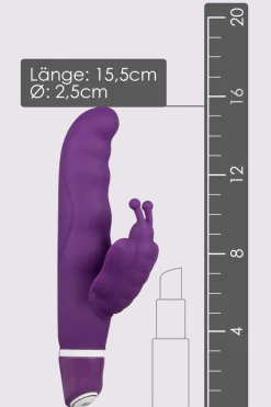 Sweet Smile Vibratoren * Rabbit Vibrator - Ø 2,5cm | 15,5cm
