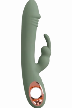 You2Toys Vibratoren * Rabbit Vibrator olive - 21,4 cm | 3,6 cm