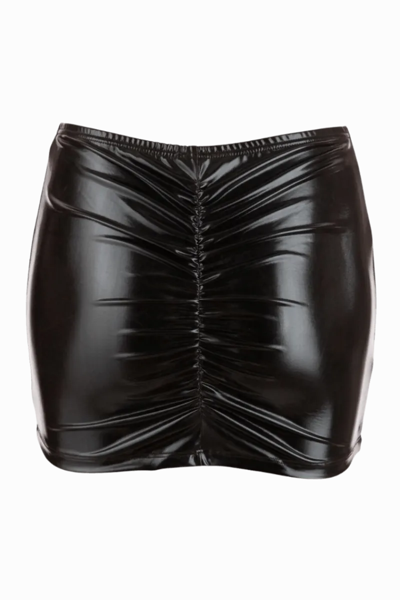 Cottelli Collection Wetlook Outfits|Sexy Kleider * Rock it Raffung hinten