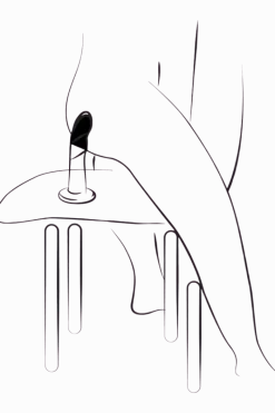 ROMP Dildos & Strap-Ons|Doppeldildos * Dizi - Saugfuß-Dildo - Ø 3,5cm | 18cm