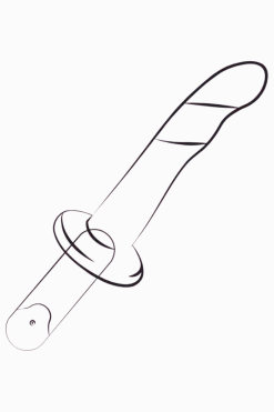 ROMP Dildos & Strap-Ons|Doppeldildos * Dizi - Saugfuß-Dildo - Ø 3,5cm | 18cm