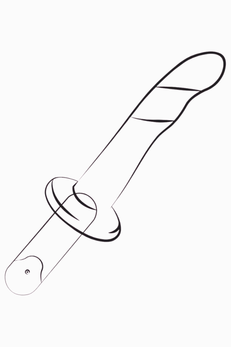 ROMP Dildos & Strap-Ons|Doppeldildos * Dizi - Saugfuß-Dildo - Ø 3,5cm | 18cm
