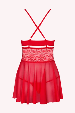 Obsessive Negligee & Babydoll * Rotes Babydoll mit Spitze