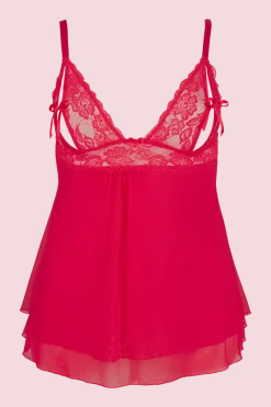 Cottelli Collection Plus Size Negligee & Babydoll * Rotes Babydoll Plus Size