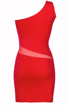 Axami Sexy Kleider * Rote One-houder Keid