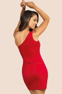 Axami Sexy Kleider * Rote One-houder Keid
