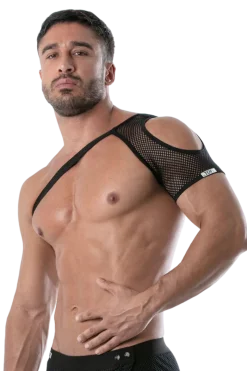 TOF PARIS Harness * Schulter Harness mit Netz schwarz