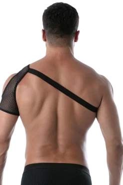 TOF PARIS Harness * Schulter Harness mit Netz schwarz