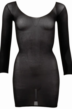 NO:XQSE Sexy Kleider * schwarzes Dessous-Kleid