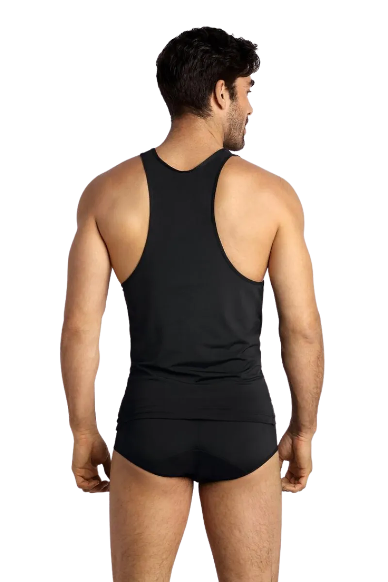 Anais for Men Männer Outfits * chwarze Herren Tanktop