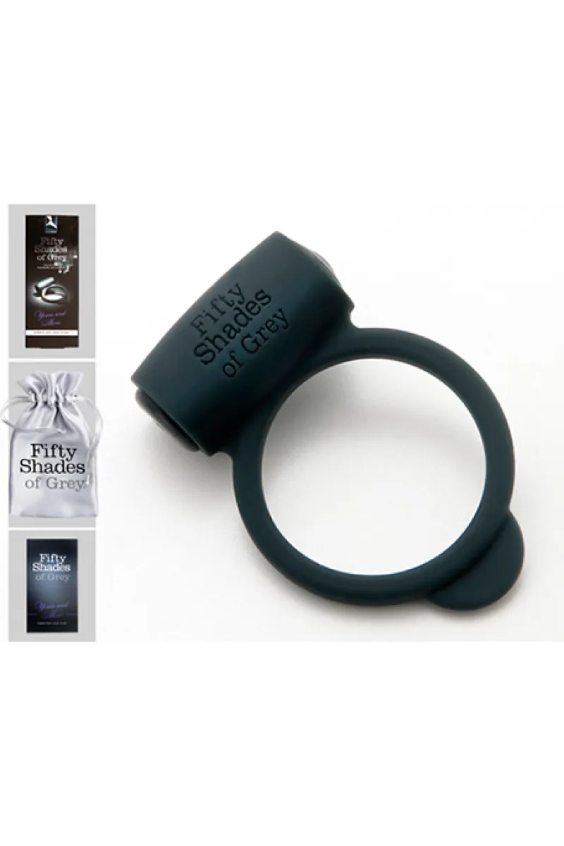 Fifty Shades of Grey Penisringe * Shades of Grey - Penisring mit Vibration - Ø 3,4cm