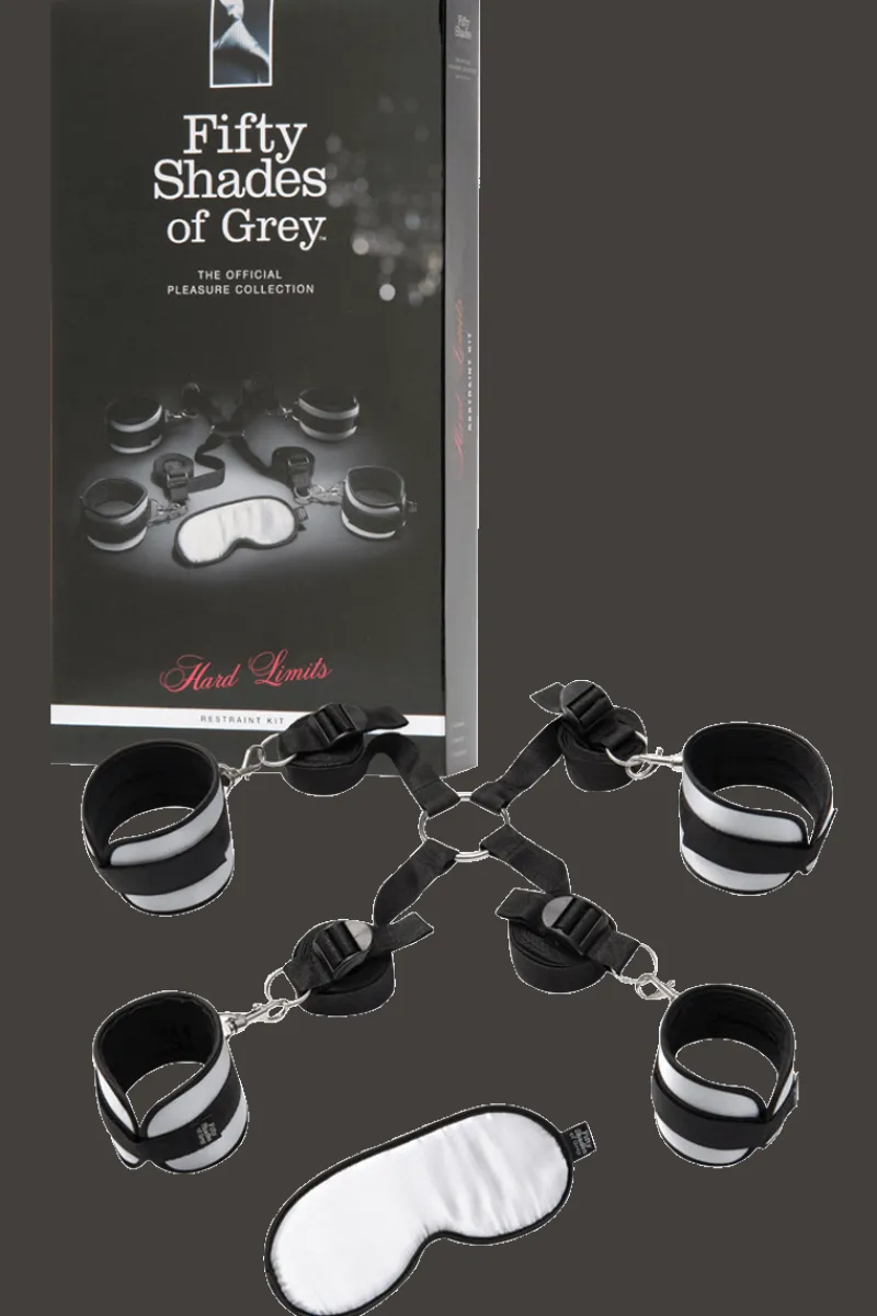 Fifty Shades of Grey Soft Bdsm * Shades of Grey - 6tlg. Bettfessel-Set