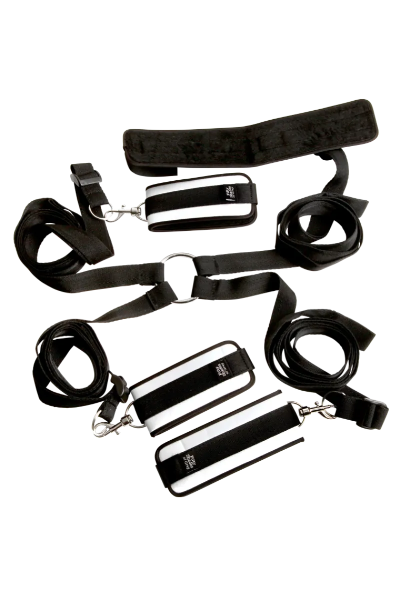 Fifty Shades of Grey Soft Bdsm * Shades of Grey - 6tlg. Bettfessel-Set