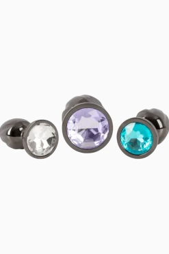 ANOS Analtoys|Analplugs & Ketten * spiralförmiges Analplug Trio Metall