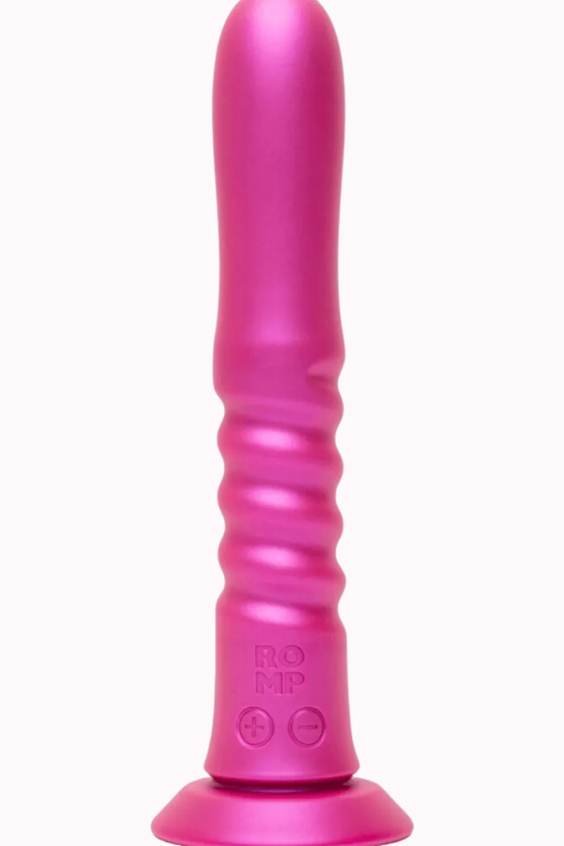 ROMP Dildos & Strap-Ons|Vibratoren * Stoßvibrator mit Saugfuß - 23 cm | Ø 3,5 cm