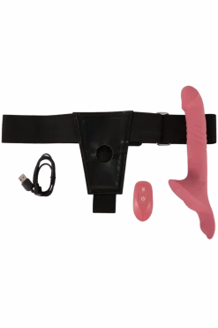 You2Toys Paartoys|Doppeldildos * Strap-On Set mit Fernbedienung 26,2 cm | 3,5 cm