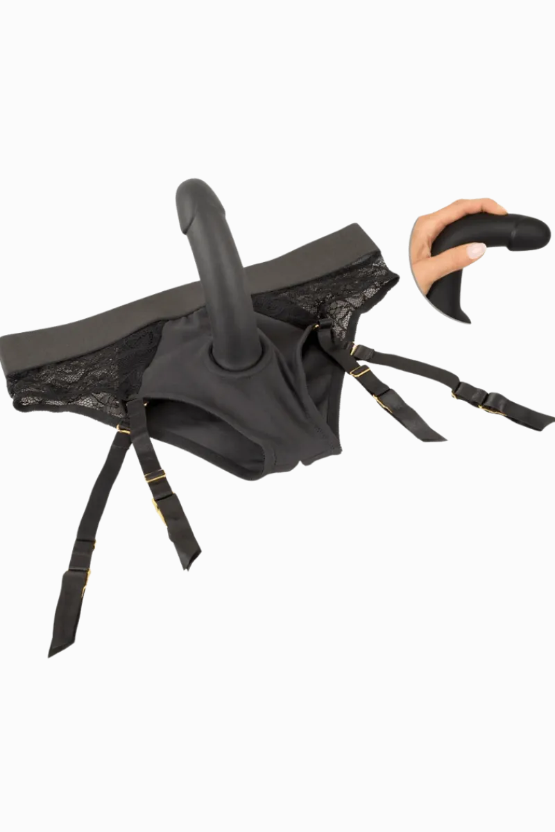 You2Toys Paartoys|Doppeldildos * Strap-on Strapsslip inkl. Dildo schwarz