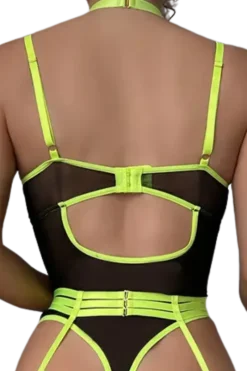 Liebeslust Neon Dessous|Bodys * trapbody chwarz neon