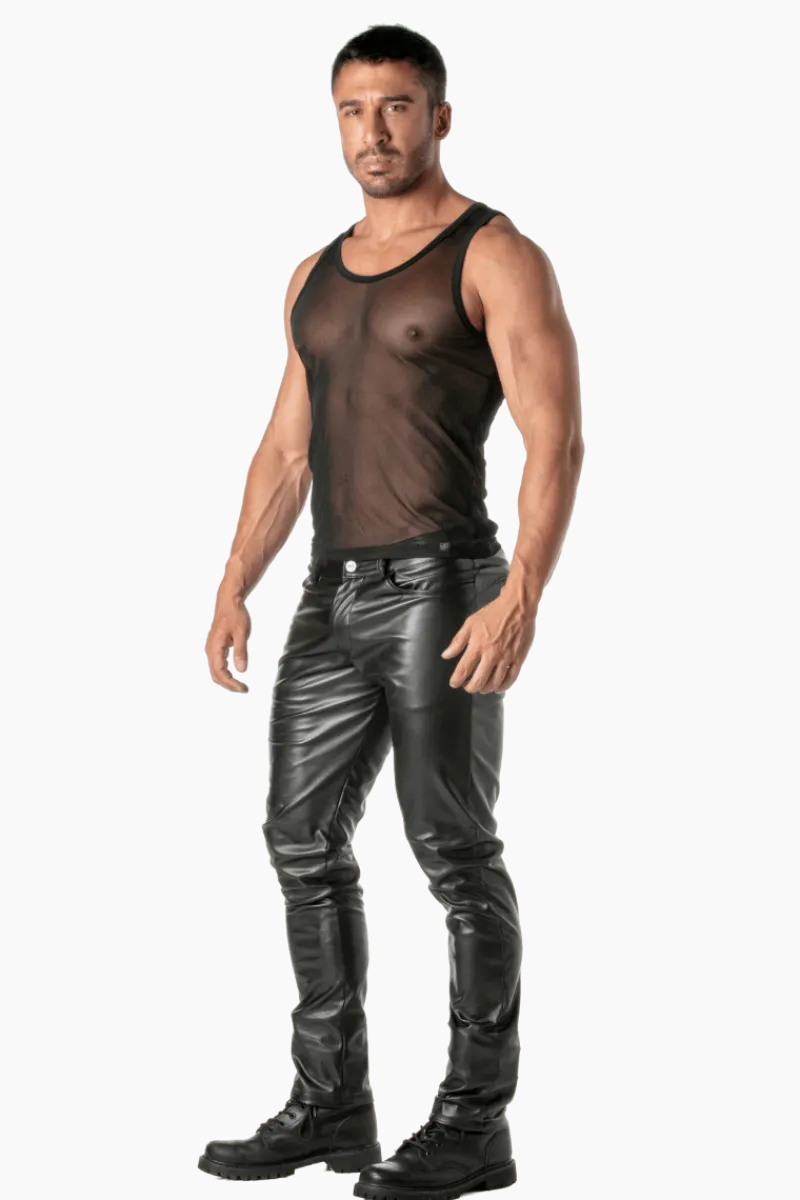 TOF PARIS Männer Outfits * Tanktop eh chwarz