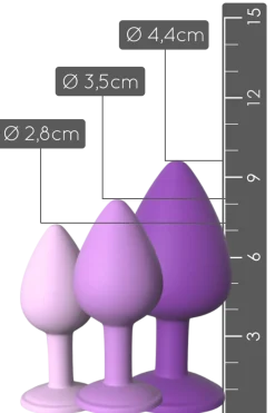 Fantasy for her Analtoys|Analplugs & Ketten * 3tlg. Analplug-Set