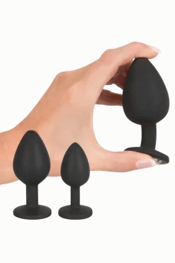 Black Velvets Analtoys|Analplugs & Ketten * 4tlg. Anal-Set