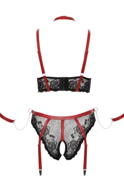 Cottelli Collection Plus Size Reizwäsche Sets * 3tlg. Bondage-Set Plus Size