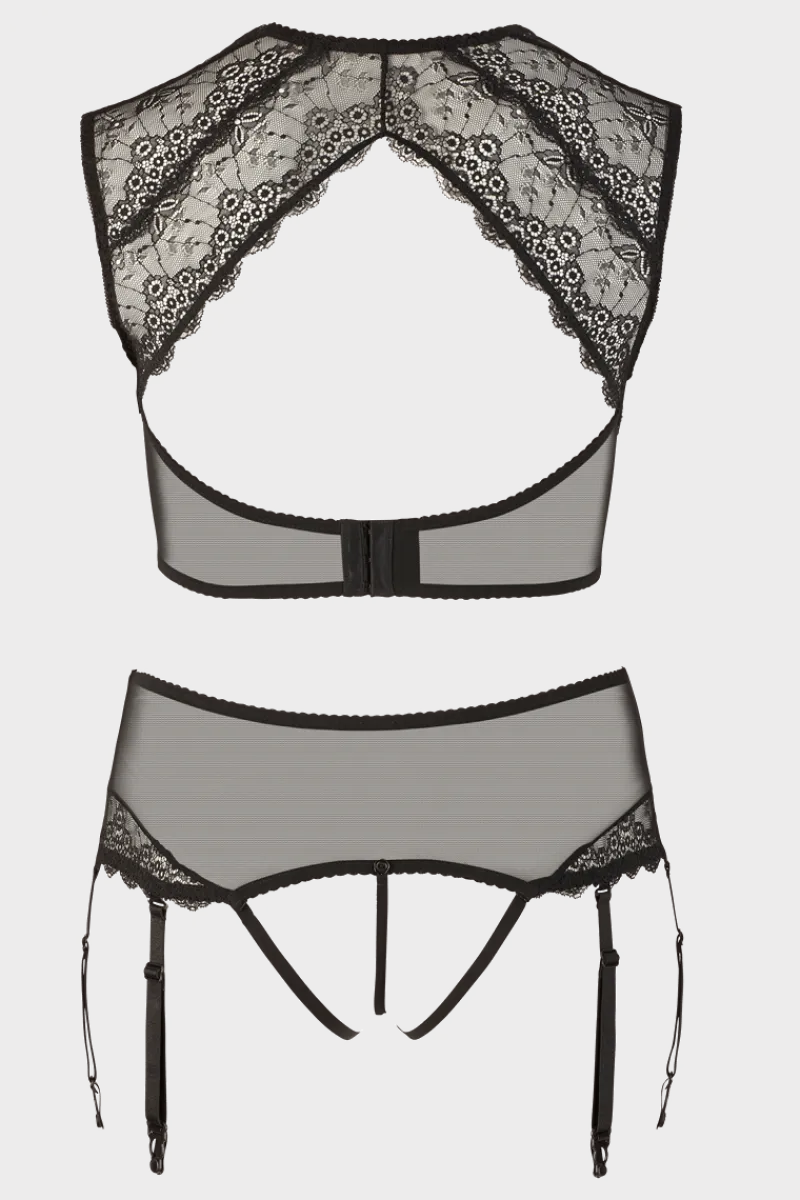 Cottelli Collection Plus Size Reizwäsche Sets * 3.tlg. Bralette Set Plus Size
