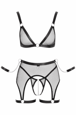 Cottelli Collection Reizwäsche Sets|Kinky * 4tg. Deou-et in Netzoptik