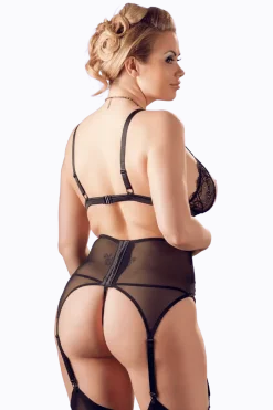 Cottelli Collection Plus Size Reizwäsche Sets * 3tlg. Dessous Set Ouvert Plus Size
