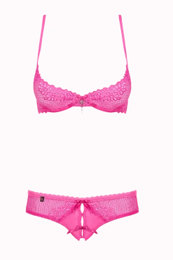 Obsessive Reizwäsche Sets * 2tlg. Dessous Set pink ouvert