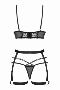 Obsessive Reizwäsche Sets * 3tlg. Dessous-Set transparent