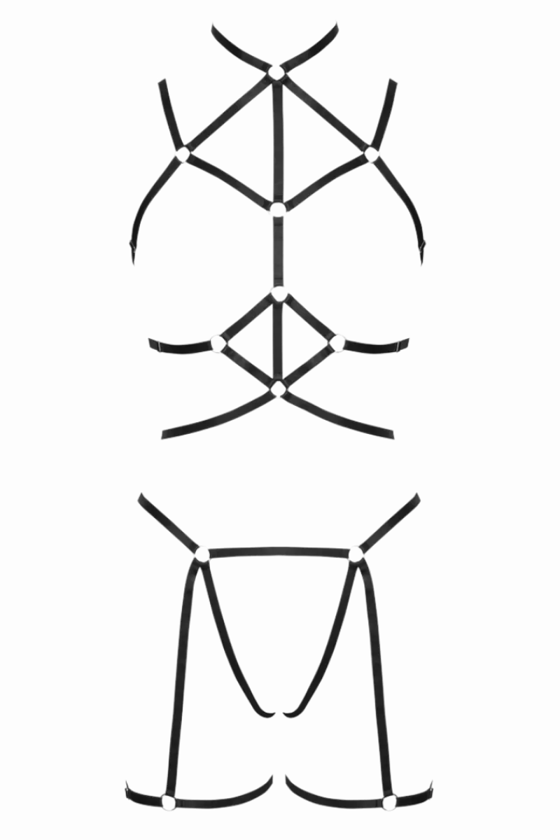 Cottelli Collection Harness * 3tlg. Harness-Set