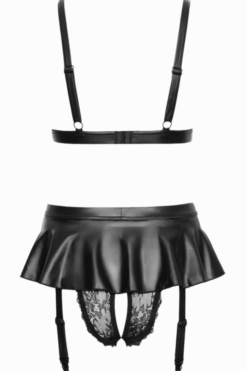 Cottelli Collection Reizwäsche Sets * 2tg. ingerie et chwarz ouvert