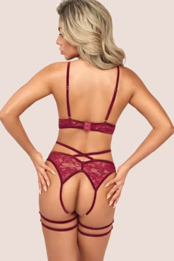 Abierta Fina Reizwäsche Sets * 2tg. Ouvert-et rot