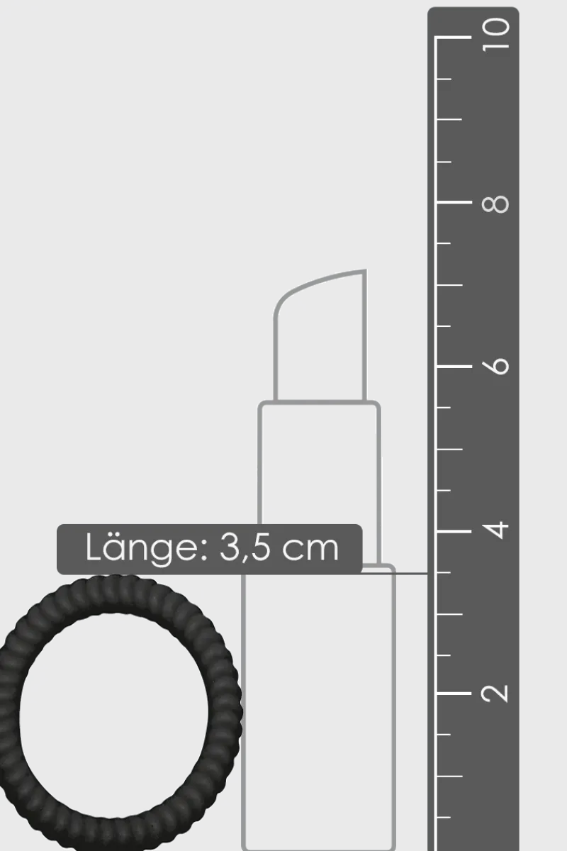 You2Toys Penisringe * 3tlg. Penisring-Set mit Rillen - Ø 2,6/3/3,5cm