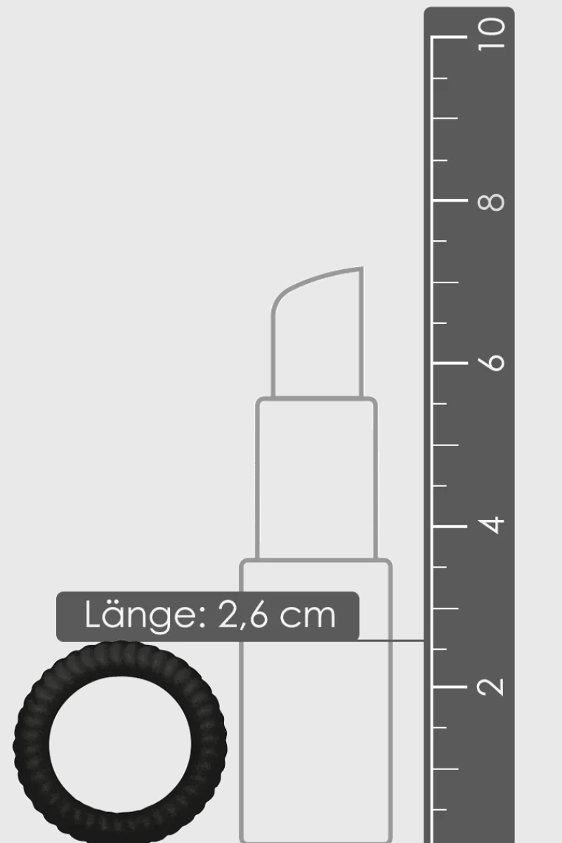 You2Toys Penisringe * 3tlg. Penisring-Set mit Rillen - Ø 2,6/3/3,5cm