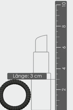 You2Toys Penisringe * 3tlg. Penisring-Set mit Rillen - Ø 2,6/3/3,5cm