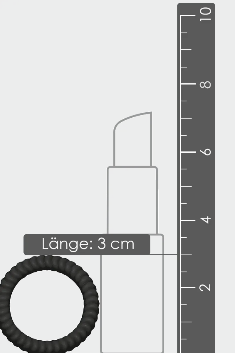You2Toys Penisringe * 3tlg. Penisring-Set mit Rillen - Ø 2,6/3/3,5cm