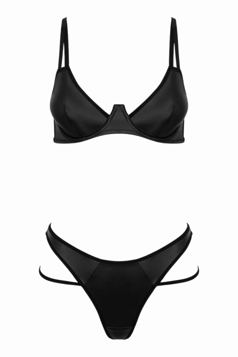 KOTEK Reizwäsche Sets|Kinky * 2tlg. Wetlook Set