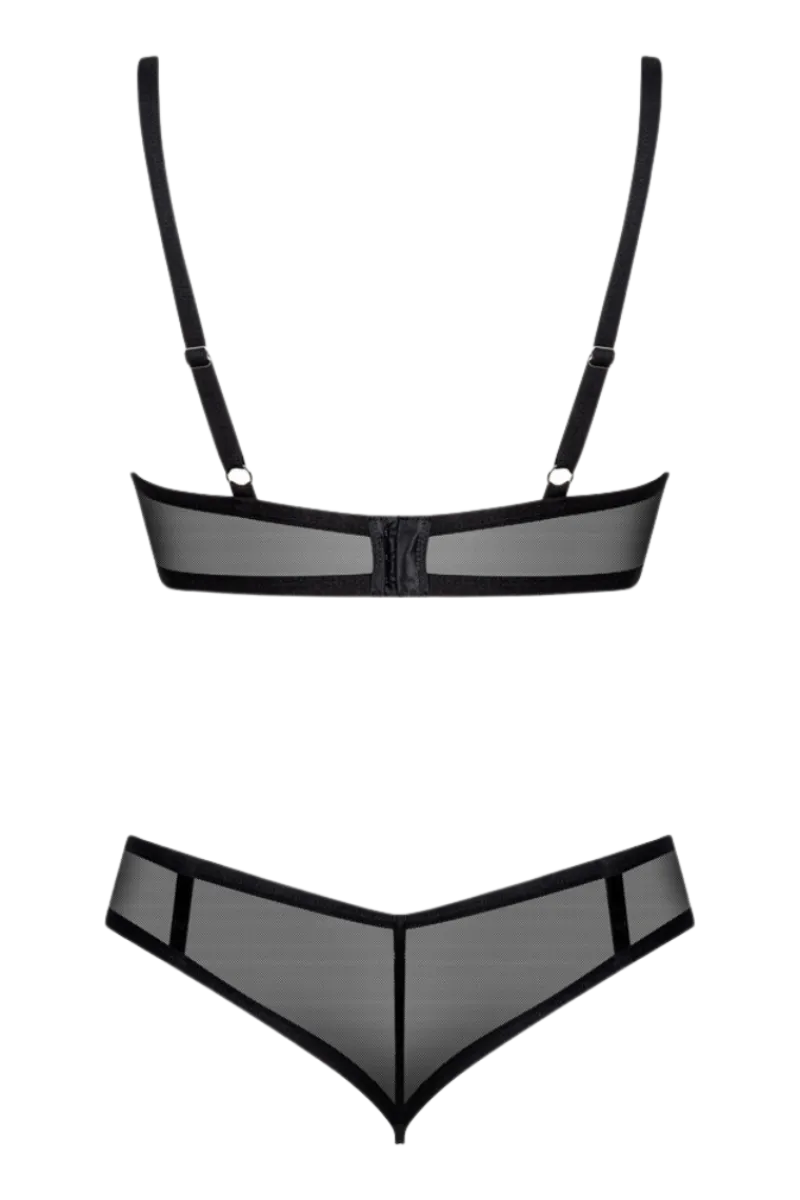 Obsessive Reizwäsche Sets * Tüll BH-Set schwarz