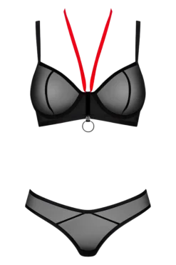 Obsessive Reizwäsche Sets * Tüll BH-Set schwarz