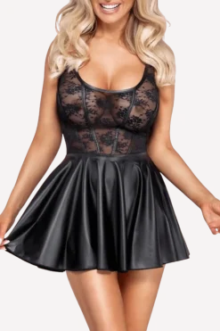 Cottelli Collection Sexy Kleider * Träger-inikeid chwarz