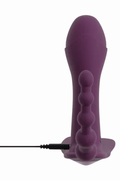 Beau Coeur Analtoys|Vibratoren * Triple-Panty-Vibrator Ø 3,2 cm | 11,7 cm