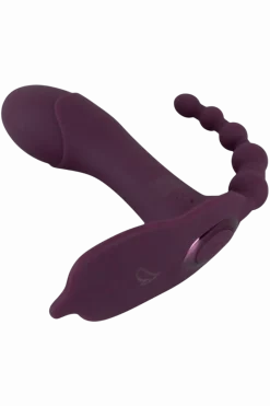 Beau Coeur Analtoys|Vibratoren * Triple-Panty-Vibrator Ø 3,2 cm | 11,7 cm